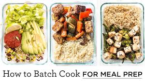 How To Batch Cook Easy Meal Prep Ideas Healthy Recipes Youtube