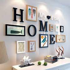 Ruang tamu adalah salah satu ruangan terpenting dalam rumah. Hiasan Dinding Home My Love Pajangan Ruang Keluarga Tulisan Huruf Kayu Timbul Shopee Indonesia
