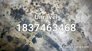 We have more than 100000 newest roblox song codes for you. Unravel Roblox Id Tokyo Ghoul Unravel Metal Cover Roblox Id Roblox Music Codes Masudroshad