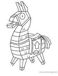 Fortnite coloring pages here are free printable pages to color. Fortnite Coloring Pages Llama Xcolorings Com