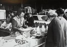 Stallholder In Her Haberdashery Stall At Queen Victoria Market This Photograph Shows A Haberdashery Stall At In 2020 Queen Victoria Market Australia History Victoria