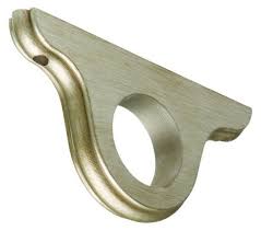 Wood Ceiling Mount Curtain Rod Bracket For 2 Wood Drapery Rods Each Wood Curtain Rods Wood Curtain Ceiling Mount Curtain Rods