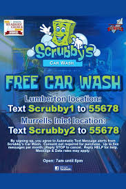 Free Car Wash At Scrubby S Car Wash In 2020 Car Wash Myrtle Beach Myrtle Beach Sc
