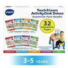 Vtech Touch And Teach Activity Desk Deluxe 4 In 1 Kinderg Learning Activities Interactive Learning Pre Kindergarten