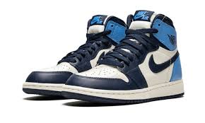 Air Jordan 1 Retro High Og Gs Obsidian University Blue 575441 140 2019 In 2020 Air Jordans Blue Jordans Jordan 1 Retro High
