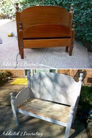 Mit Einem 2 Personenbett Eine Gartenbank Gebaut Von Pusteblume Diy Furniture Decor Furniture Diy