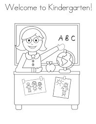 Make a fun coloring book out of family photos wi. Welcome To Kindergarten On First Day Of School Coloring Page Download Print Online Coloring Pages For Free Color Nimbus