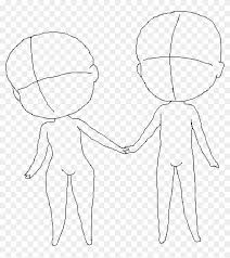 Click to see our best video content. Chibi Couple Base Line Art Clipart 3550123 Pikpng
