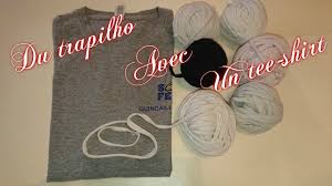 Get info of suppliers, manufacturers, exporters, traders of t shirt fabric for buying in india. Tuto Recyclable Faire Du Trapilho Avec Un Tee Shirt Youtube