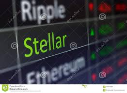 stellar coin crypto trading chart for buying and selling xlm