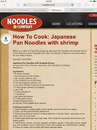 How To Cook Japanese Pan Noodles With Shrimp Noodles And Company Japanese Pan Noodles Pan Noodles Recipe