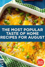 These Are Our Most Popular Recipes In August Recipes Popular Recipes Most Popular Recipes