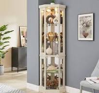 Amazon.com: roomfitters Vitrina esquinera de cristal ...