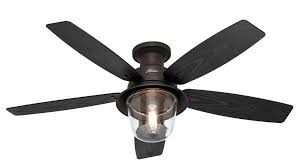 Hunter 52 Rustic New Bronze Hugger 3 Speed Damp Rated Ceiling Fan Cfm 4715 Hunter Lodge Ventilyator