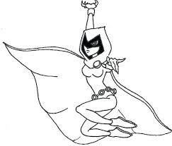 Teen titans go raven coloring pages are a fun way for kids of all ages to develop creativity, focus, motor skills and color recognition. Teen Titans Coloring Pages Telon Colors