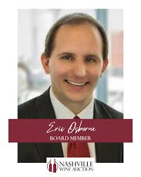 Meet board member Eric Osborne 🥂 Eric Osborne is an accomplished attorney  with Sherrard Roe Voigt & Harbison and a Professor of Contracts at the  Nashville School of Law. His practice focuses