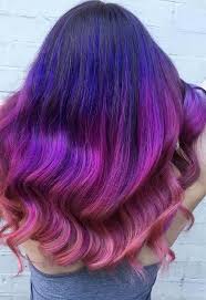 Pink purple and blue hair. 63 Purple Hair Color Ideas To Swoon Over Violet Purple Hair Dye Tips