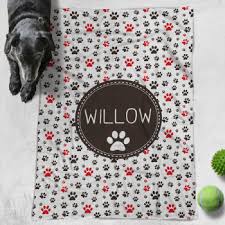 Our custom pet blankets come in your choice of sizes, 50 x 60 or 60 x 80. Personalised Fleece Pet Blankets Perfect For Cats And Dogs