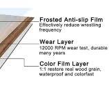 PVC Vinyl Dry Back Floor Tiles 2mm 2.5mm Thickness Wood Like ...