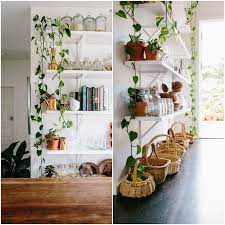 Sleek Bohemian Rustic Family Home Glitter Inc Indoor Plant Shelves Bohemian Kitchen Master Bedrooms Decor