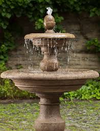 Holden Fountain Frontgate Stone Fountains Fountains Backyard Garden Water Fountains