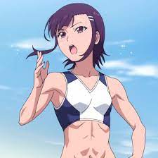 Jun Uehara Iwa Kakeru Sport Climbing Girls Sport Climbing Anime Art Girl Climbing Girl