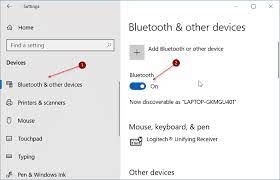 Sometime the bluetooth icon may be hidden in taskbar 'hidden icons'. Fix Bluetooth Icon Missing From System Tray In Windows 10