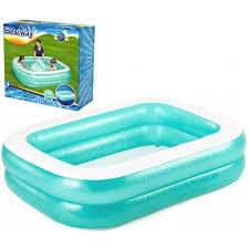 Kolam renang bukan proyek pembangunan yang paling mudah. Kolam Renang Anak Bestway Kotak Polos 201cm Kecil Family Pool Shopee Indonesia