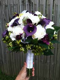 Artificial White Rose And Purple Calla Lily Bouquet Wedding Bouquet Fake Flowers Diy Wedding Bouquet Fake Flowers Diy Wedding Flowers Fake