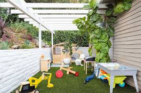 Charlie S Outdoor Play Area A Shop The Look Emily Henderson Play Area Backyard Outdoor Kids Play Area Kids Play Area