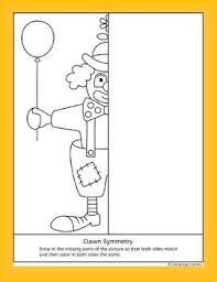 Get inspired by our community of talented artists. Free Symmetry Activity Circus Clown No Prep By Llanguage Llamas Teachers Pay Teachers Symmetry Activities Clown Circus Clown