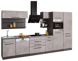 Kuchenzeile Tulsa Ohne E Gerate Breite 350 Cm Umbau Kleiner Kuche Moderne Graue Kuche Kuchenzeilen