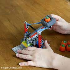 Pumpkin Launch! How To Build A Catapult With Lego Bricks - Frugal Fun For  Boys And Girls