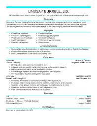 13 amazing law resume examples