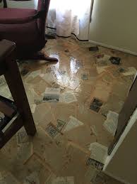 How To Make Beautiful Brown Paper Bag Floors Diy Projects For Everyone Going To Tehran Paper Bag Flooring Diy Flooring Paper Flooring