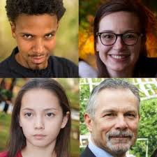 a) Examples of real images (FFHQ database); b) examples of images...