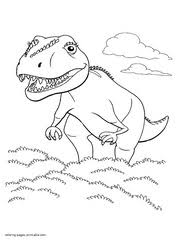 Turn on the printer and click on the drawing of the dinosaur train you prefer. 108 Dinosaur Train Coloring Pages Free Printable Pictures