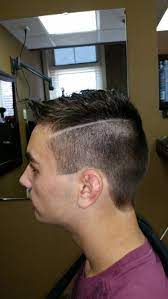 Straight Line Part Mens Hairstyles Hair Styles Hair