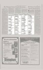 Candidates Vying for Village Posts