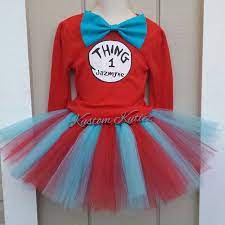 Thing 1 And Thing 2 Tutu Sets Birthday Outfit For By Kustomkutiez Dr Seuss Costumes Cute Halloween Costumes Book Characters Dress Up