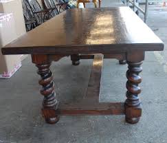 Refectory Table Antique Dining Room Kitchen Table Legs Antique Dining Rooms Barley Twist Table