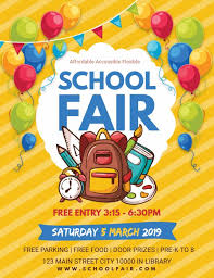 Yellow School Fun Fair Flyer In 2020 School Fair School Fun Fun Fair