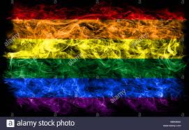 Lgbt flagge in sonstige flaggen. Gay Rauch Flagge Lgbt Pride Flag Stockfotografie Alamy