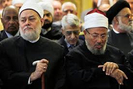 9 eylül 1926 doğumlu) doha'da yaşayan mısırlı i̇slam ilahiyatçısı , katar ve uluslararası müslüman alimler birliği başkanı. Qaradawi S War For Egypt Sunni Cleric Of Al Jazeera Talk Show Fame Is Further Destabilizing Egypt With His Fatwas The Washington Institute