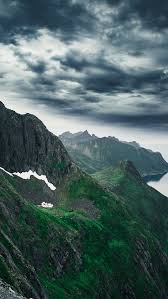 2160x3840 Green Mountains Coast Nature Mountain Range Nature Wallpaper Iphone Wallpaper Landscape Nature Wallpaper Landscape Wallpaper