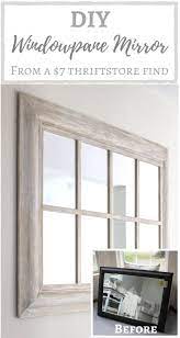 Diywindowpanemirror 1 546x1024 Png 546 1 024 Pixels Door Mirror Diy Diy Mirror Decor