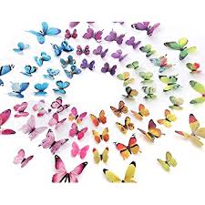 Shop for butterfly room decor online at target. Amazon Com Eoorau 60pcs Butterfly Wall Decor For Wall 3d Butterflies Wall Stickers Removable Mural Decals Home Decoration Kids Room Bedroom Decor 5colors Home Kitchen