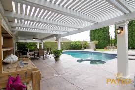 Elitewood, however, has a sleeker finish and texture and isn't as susceptible to water and heat damage like real wood. Alumawood Patio Cover Houzz