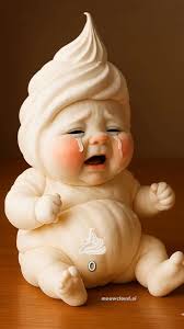 Cream 🍦😢, Your new daily habit starts here., Follow to keep it going!,  #aigeneratedart #satisfyingvideos #ai #icecream, #meowcloud.ai