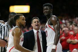 Deandre ayton will return tonight from a right ankle sprain that sidelined him 5 games after suffering injury in his return game. Arizona Head Coach Sean Miller Center Talks With Forward Deandre Ayton Right During The Second Half Of An Ncaa College Basketball Game Against Arizona State Saturday Dec 30 2017 In Tucson
